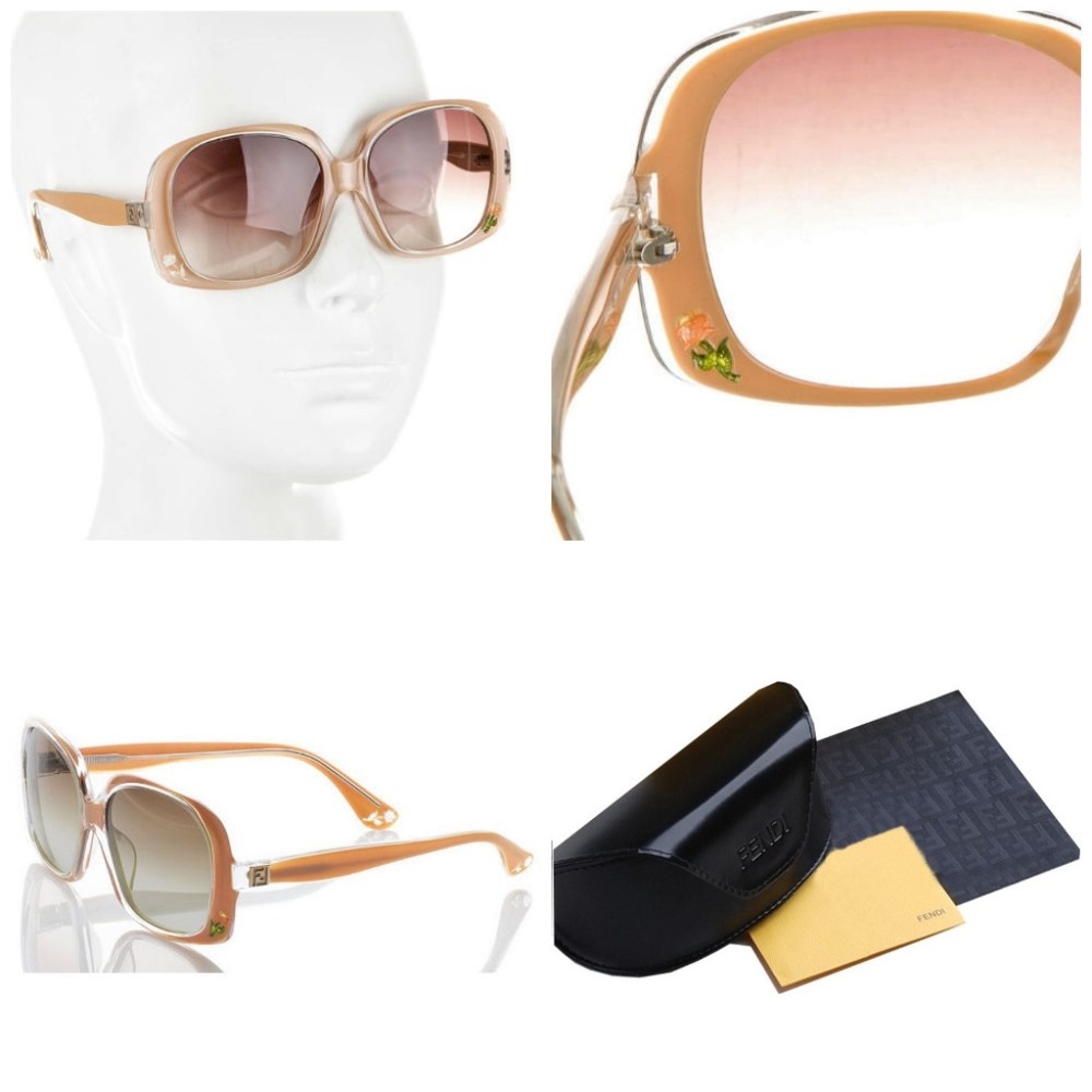 $495 New Authentic Fendi Sunglasses With Case
